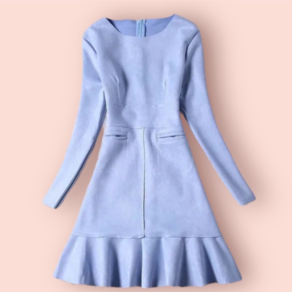 NA*PRAWDE Women Dress Slimmer style- Girl dress Blue